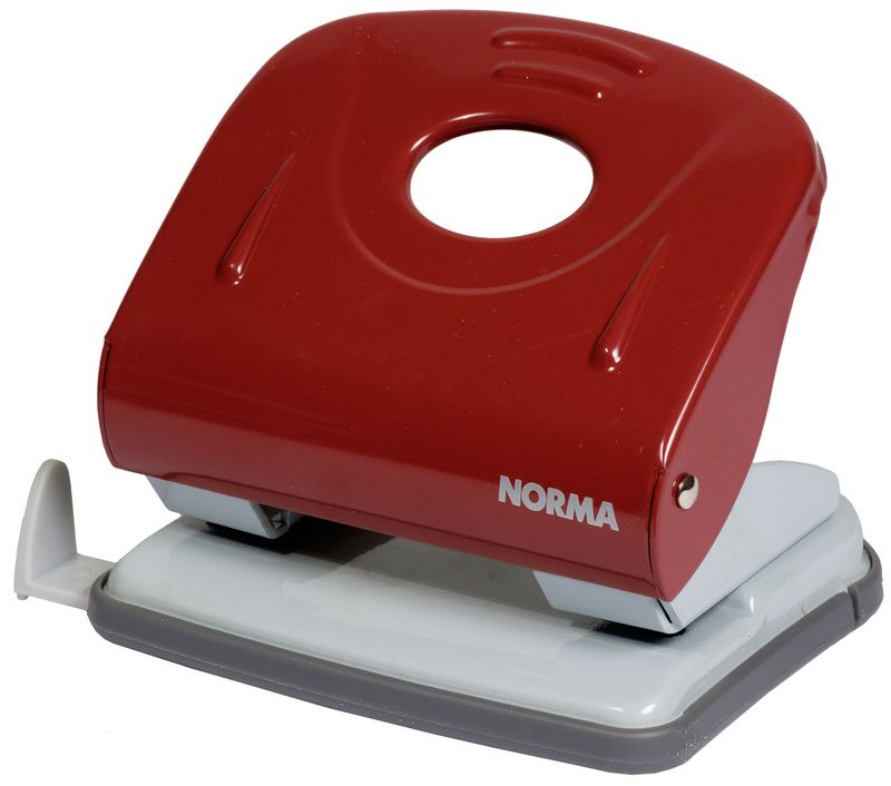 Діркопробивач NORMA (4346N), 30 аркушів, металевий, з лінійкою